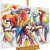 Handgemaltes Gemälde 'Parrots in Love' 100x75cm | inkl. Echtheitszertifikat