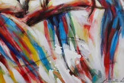 Handgemaltes Gemälde 'Parrots in Love' 100x75cm | inkl. Echtheitszertifikat