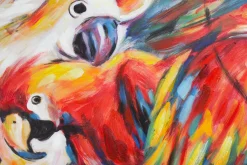 Handgemaltes Gemälde 'Parrots in Love' 100x75cm | inkl. Echtheitszertifikat
