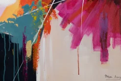 Handgemaltes Gemälde 'Passion der Farben' 80x80cm | inkl. Echtheitszertifikat