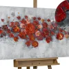 Handgemaltes Gemälde 'Pearls and Roses' 120x60cm | inkl. Echtheitszertifikat