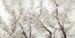 Handgemaltes Gemälde 'Pearls in Bloom' 120x60cm | inkl. Echtheitszertifikat