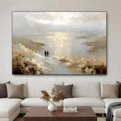 Handgemaltes Gemälde 'Pfad des Lichts' | Echtheitszertifikat inklusive