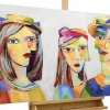 Handgemaltes Gemälde 'Picasso's Musen' 120x60cm | inkl. Echtheitszertifikat