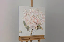 Handgemaltes Gemälde 'Pink Tenderness' 60x60cm | inkl. Echtheitszertifikat
