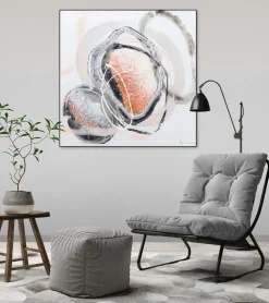 Handgemaltes Gemälde 'Portal in die Zukunft' 80x80cm | inkl. Echtheitszertifikat