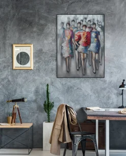 Handgemaltes Gemälde 'Power Walk' 75x100cm | inkl. Echtheitszertifikat