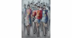 Handgemaltes Gemälde 'Power Walk' 75x100cm | inkl. Echtheitszertifikat