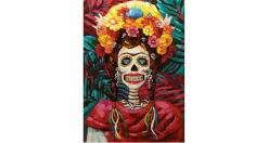 Handgemaltes Gemälde 'Prinzessin aus Mexiko' 70x100cm | inkl. Echtheitszertifikat