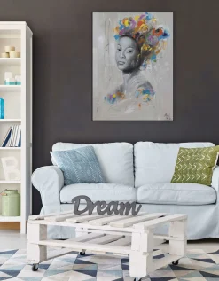 Handgemaltes Gemälde 'Proud Look' 75x100cm | inkl. Echtheitszertifikat