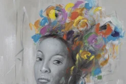 Handgemaltes Gemälde 'Proud Look' 75x100cm | inkl. Echtheitszertifikat