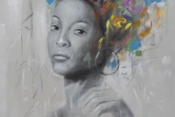 Handgemaltes Gemälde 'Proud Look' 75x100cm | inkl. Echtheitszertifikat