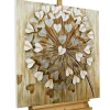 Handgemaltes Gemälde 'Pusteblume im Wind' 80x80cm | inkl. Echtheitszertifikat
