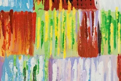 Handgemaltes Gemälde 'Rainbow Vibes' 60x60cm | inkl. Echtheitszertifikat