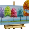 Handgemaltes Gemälde 'Rainy Season' 120x60cm | inkl. Echtheitszertifikat