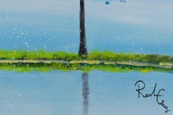 Handgemaltes Gemälde 'Rainy Season' 120x60cm | inkl. Echtheitszertifikat