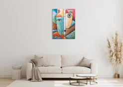 Handgemaltes Gemälde 'Reise ins Bewusstsein' 75x100cm | inkl. Echtheitszertifikat