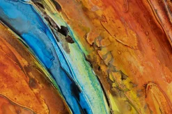Handgemaltes Gemälde 'Reise zum Jupiter' 60x90cm | inkl. Echtheitszertifikat