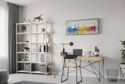 Handgemaltes Gemälde 'Reunited Capital' 120x60cm | inkl. Echtheitszertifikat