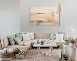Handgemaltes Gemälde 'Rosewater Tides' 120x80cm | inkl. Echtheitszertifikat