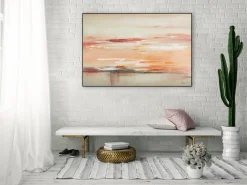 Handgemaltes Gemälde 'Rosewater Tides' 120x80cm | inkl. Echtheitszertifikat