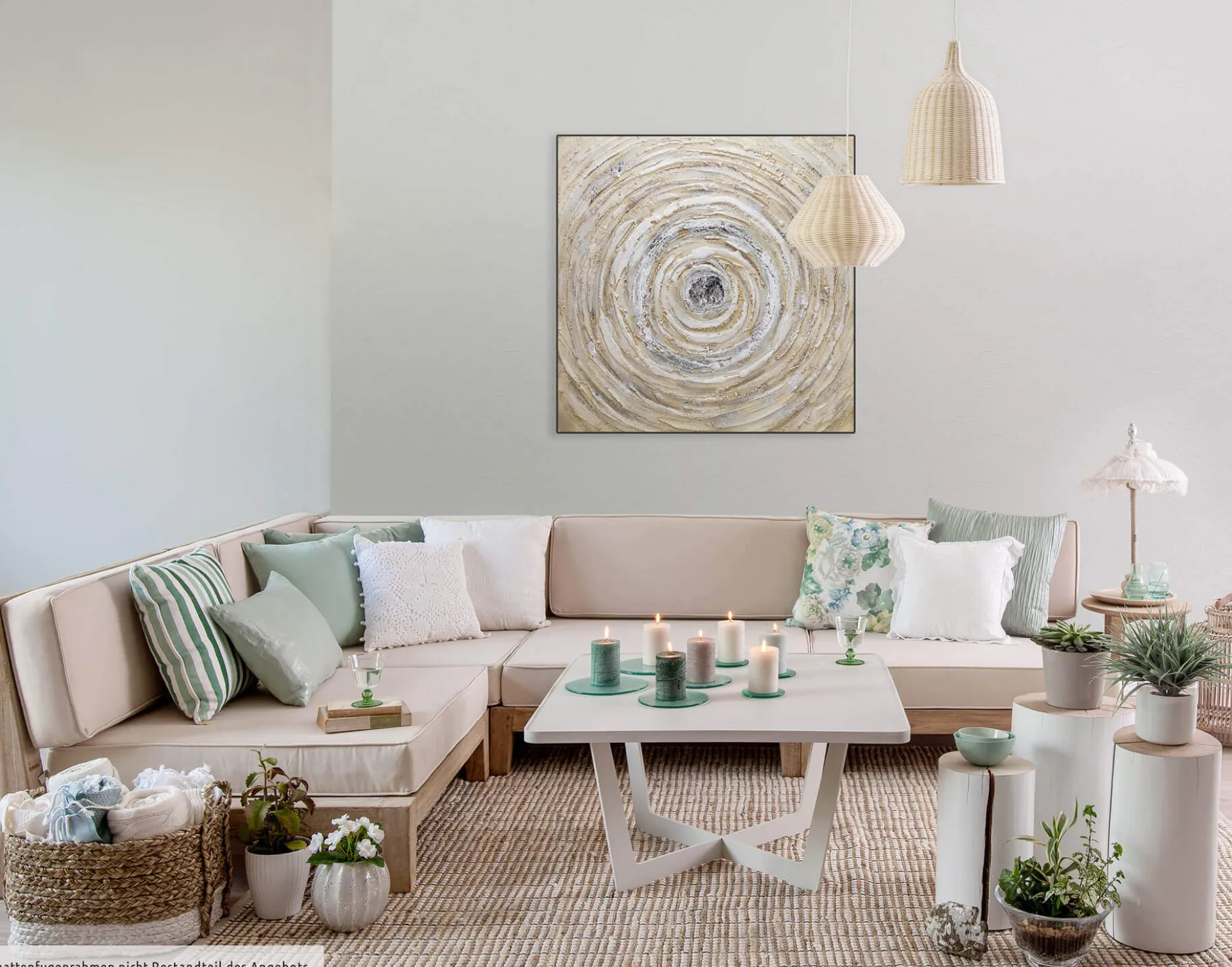 Handgemaltes Gemälde 'Ruddle Maelstrom' 80x80cm | inkl. Echtheitszertifikat