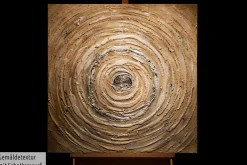 Handgemaltes Gemälde 'Ruddle Maelstrom' 80x80cm | inkl. Echtheitszertifikat