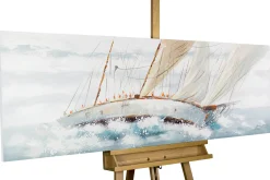 Handgemaltes Gemälde 'Ruf des Abenteuers' 150x50cm | inkl. Echtheitszertifikat