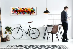 Handgemaltes Gemälde 'Rush' 150x50cm | inkl. Echtheitszertifikat