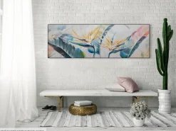 Handgemaltes Gemälde 'Rustling Grass' 150x50cm | inkl. Echtheitszertifikat