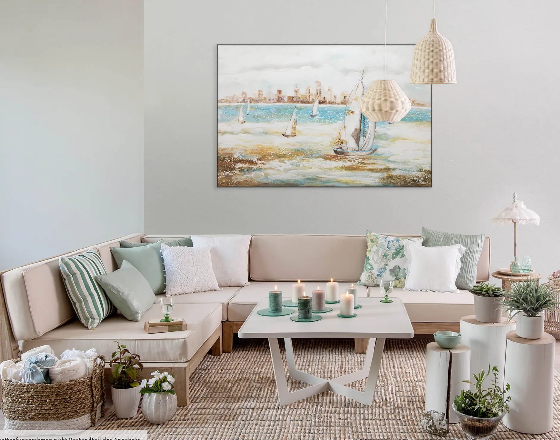 Handgemaltes Gemälde 'Sailor's Race' 120x80cm | inkl. Echtheitszertifikat