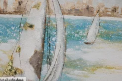 Handgemaltes Gemälde 'Sailor's Race' 120x80cm | inkl. Echtheitszertifikat