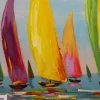 Handgemaltes Gemälde 'Saisonstart' 120x60cm | inkl. Echtheitszertifikat