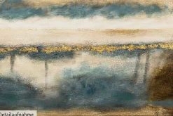 Handgemaltes Gemälde 'Schichten aus Eis' 120x80cm | inkl. Echtheitszertifikat