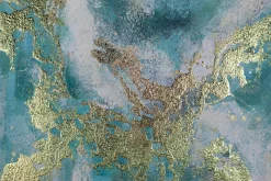 Handgemaltes Gemälde 'Schimmernder See' 60x60cm | inkl. Echtheitszertifikat