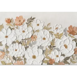 Handgemaltes Gemälde 'Schneeblumensinfonie' | Echtheitszertifikat inklusive