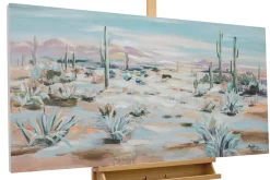 Handgemaltes Gemälde 'Schönheit der Wüste' 120x60cm | inkl. Echtheitszertifikat