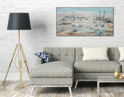 Handgemaltes Gemälde 'Schönheit der Wüste' 120x60cm | inkl. Echtheitszertifikat