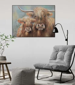 Handgemaltes Gemälde 'Schulter an Schulter' 100x75cm | inkl. Echtheitszertifikat
