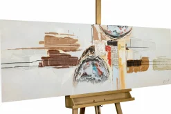 Handgemaltes Gemälde 'Schwerelose Zeit' 150x50cm | inkl. Echtheitszertifikat
