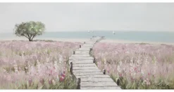 Handgemaltes Gemälde 'Sea of Flowers' 100x50cm | inkl. Echtheitszertifikat