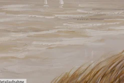 Handgemaltes Gemälde 'Sehnsucht nach Meer' 90x60cm | inkl. Echtheitszertifikat