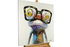 Handgemaltes Gemälde 'Sei kein Frosch' | inkl. Echtheitszertifikat