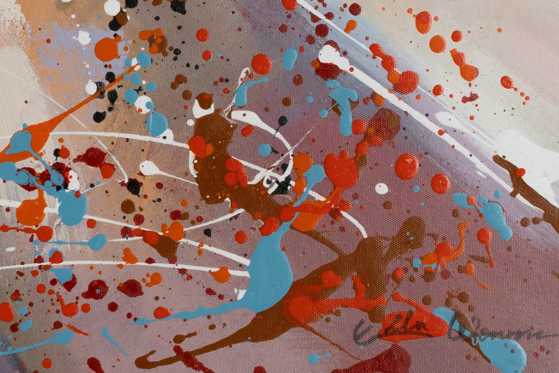 Handgemaltes Gemälde 'Sensuous Dance' 100x50cm | inkl. Echtheitszertifikat