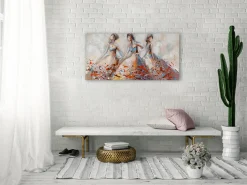 Handgemaltes Gemälde 'Sensuous Dance' 100x50cm | inkl. Echtheitszertifikat