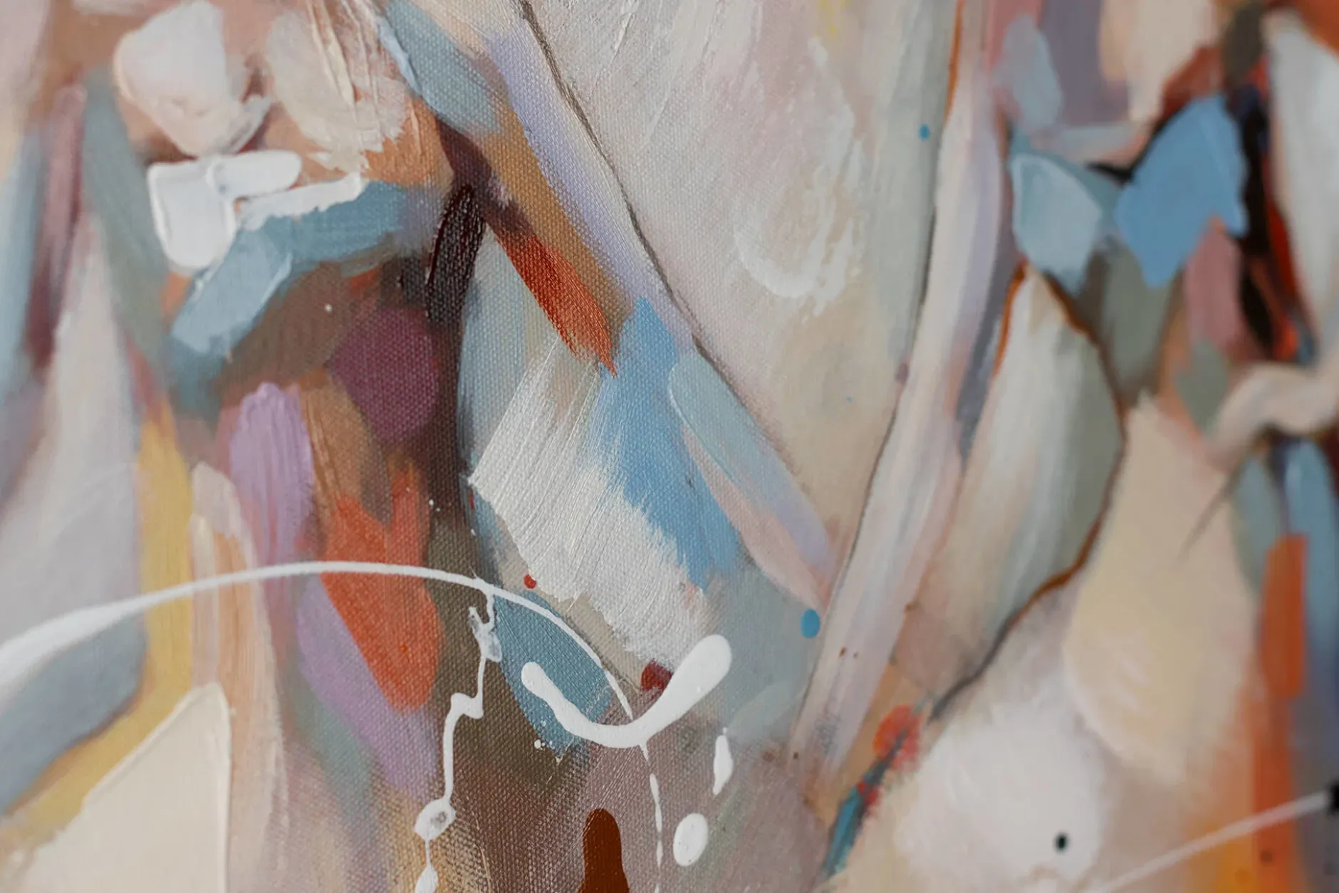 Handgemaltes Gemälde 'Sensuous Dance' 100x50cm | inkl. Echtheitszertifikat