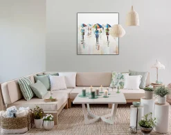 Handgemaltes Gemälde 'Süße Regengüsse' 80x80cm | inkl. Echtheitszertifikat