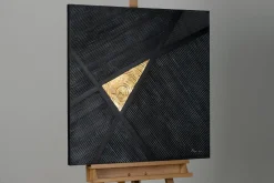 Handgemaltes Gemälde 'Shimmering Centre' 80x80cm | inkl. Echtheitszertifikat