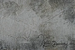 Handgemaltes Gemälde 'Silhouette an der Wand' 100x75cm | inkl. Echtheitszertifikat