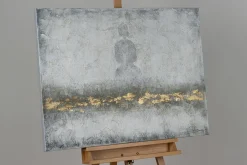 Handgemaltes Gemälde 'Silhouette an der Wand' 100x75cm | inkl. Echtheitszertifikat